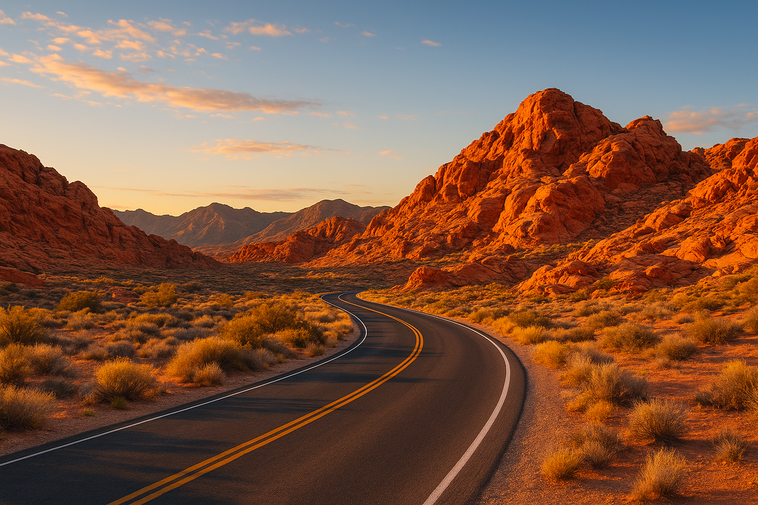 Use golden hour for photography and the scenic drive
