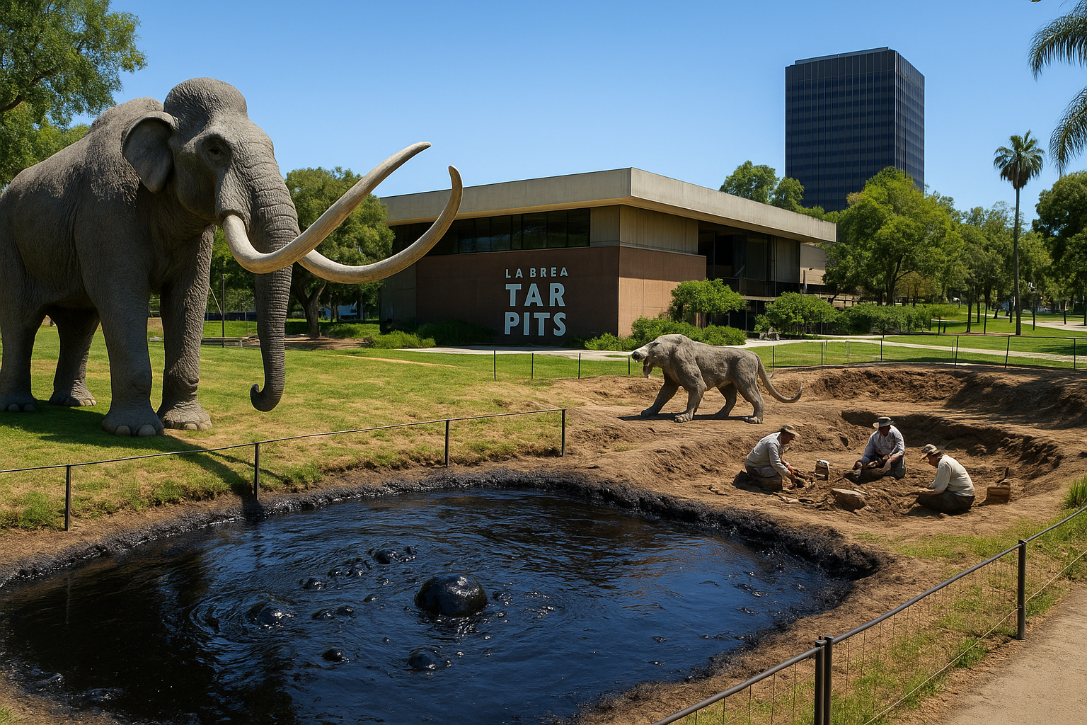 7. La Brea Tar Pits and museum