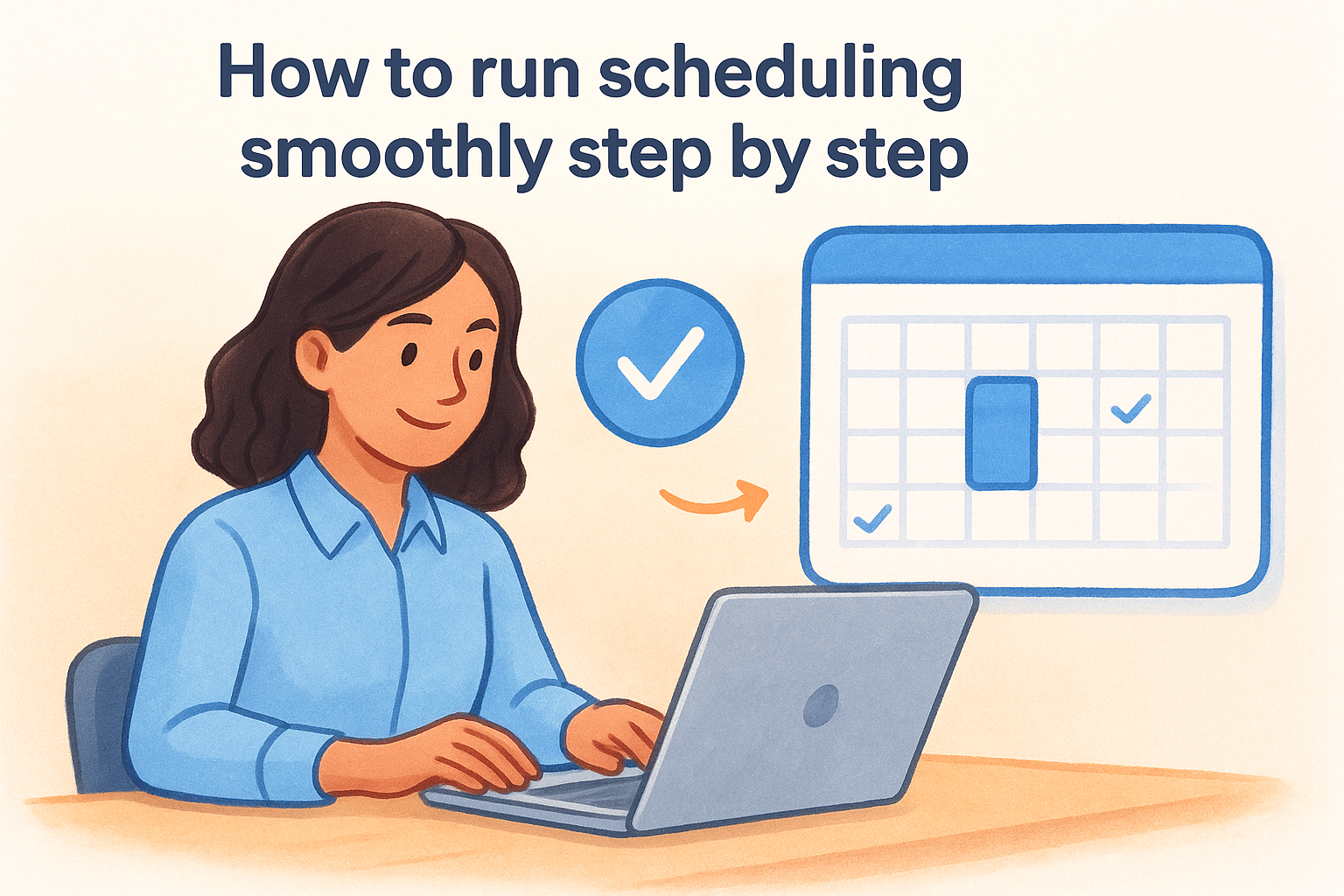 How to run scheduling smoothly step by step