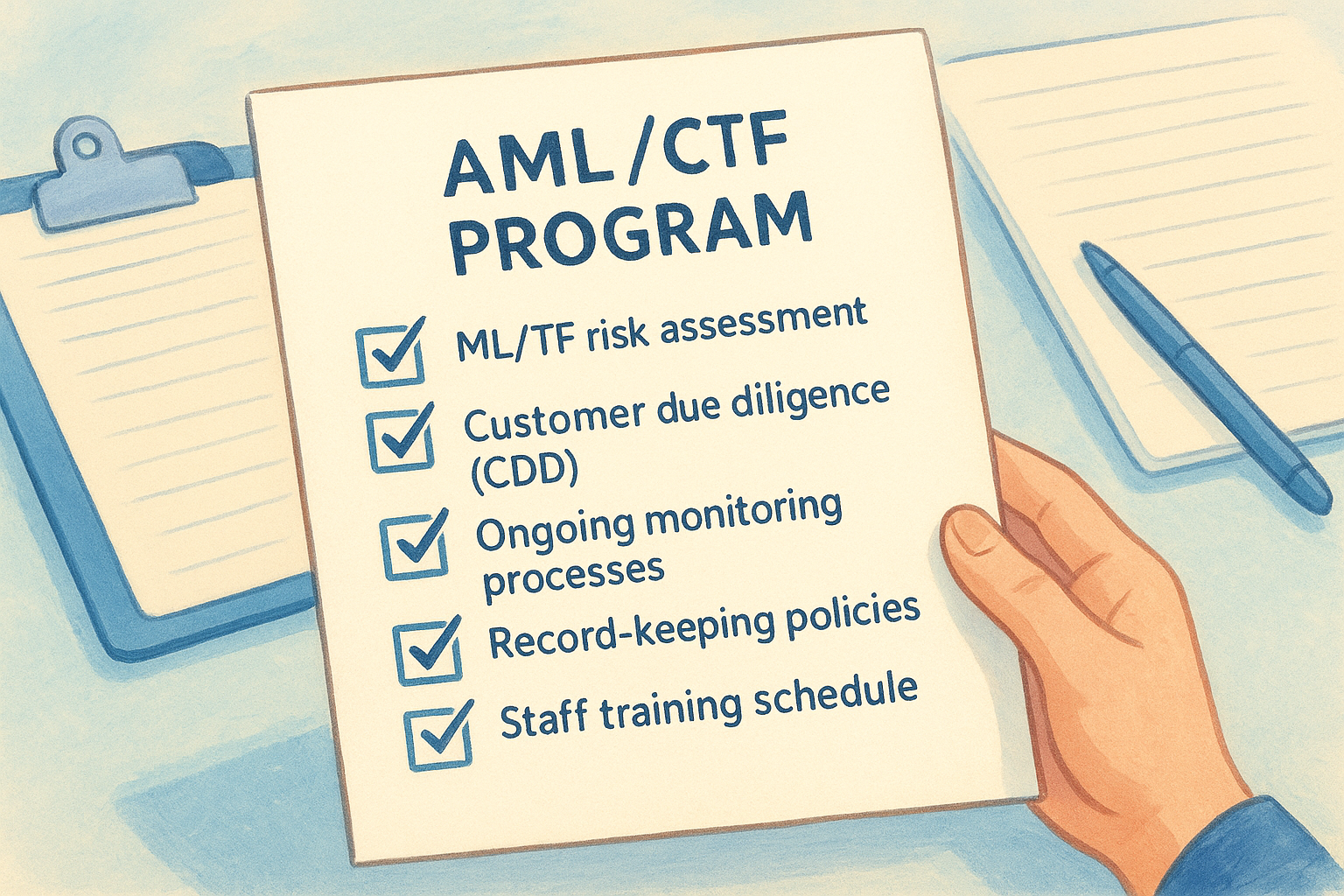 What your written program must include