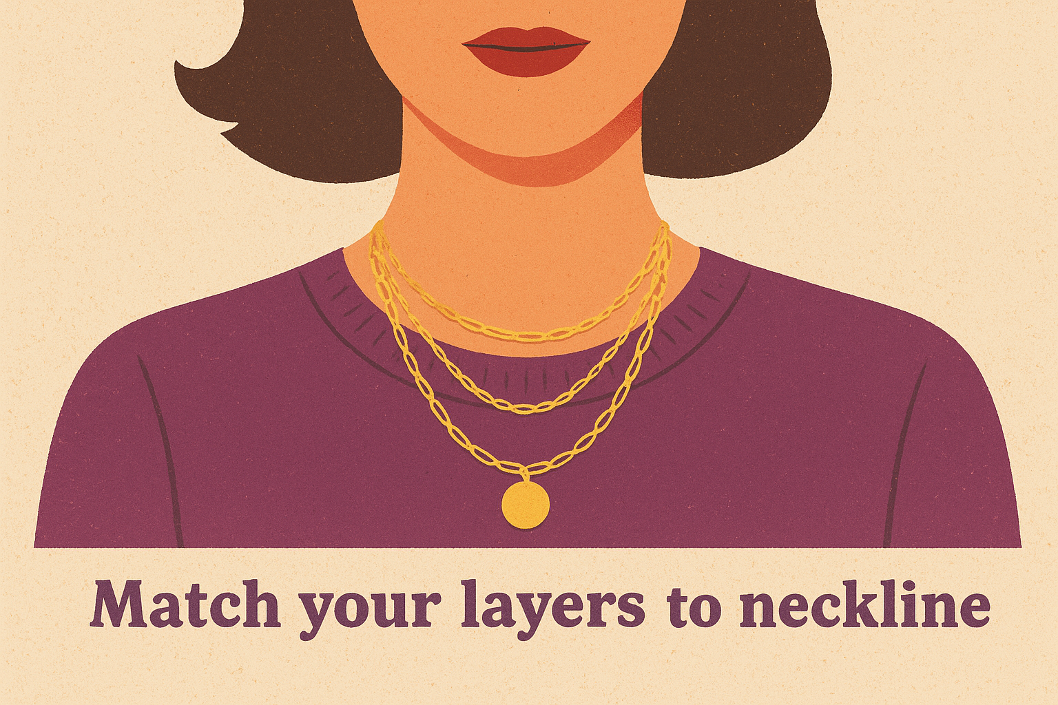 Match your layers to your neckline