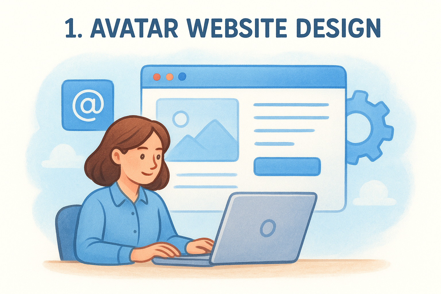 1. AVATAR WEBSITE DESIGN