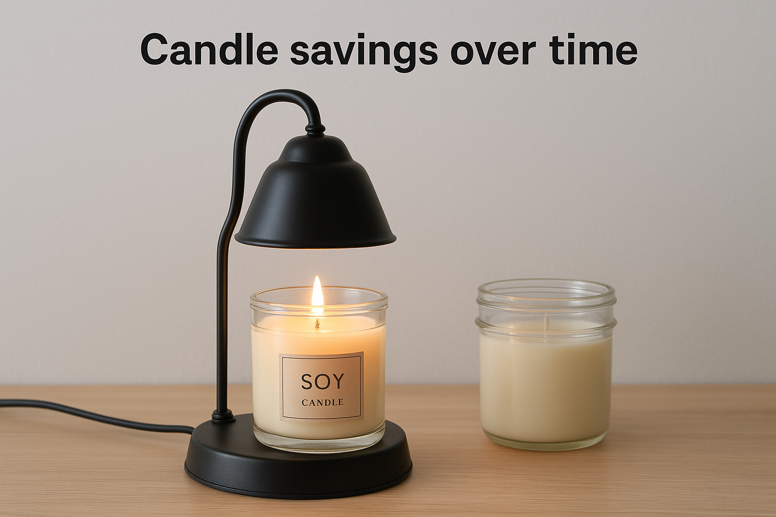 Candle savings over time