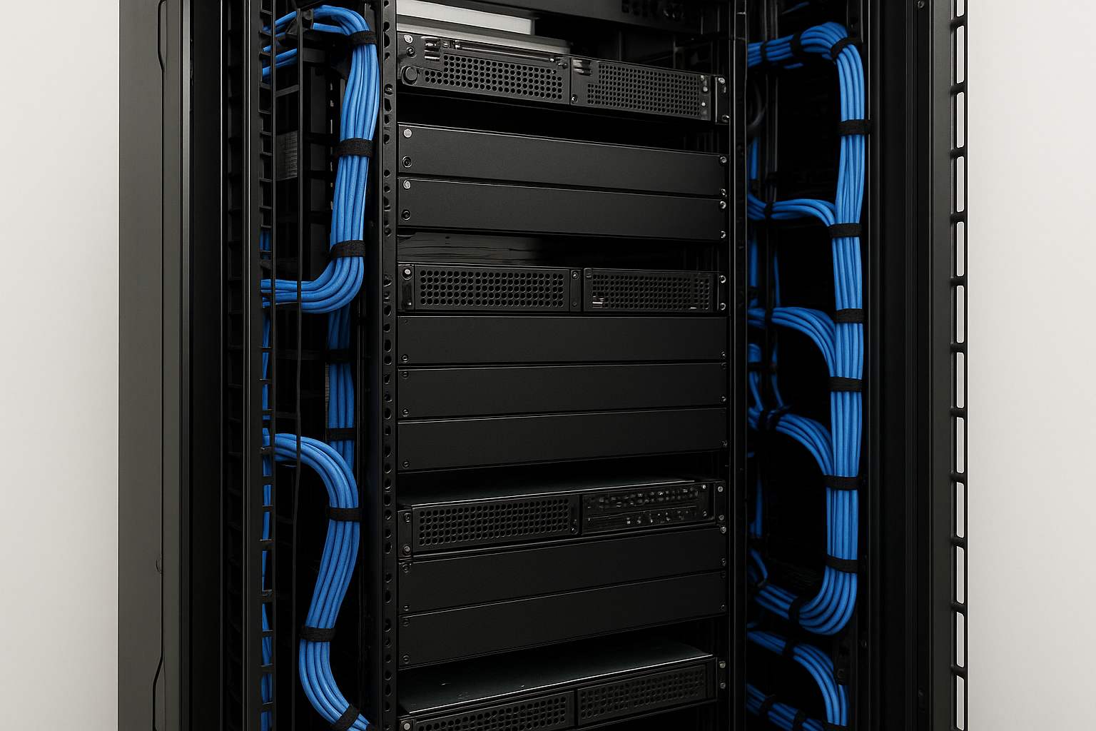 7. Protect airflow by keeping racks "zero clutter"