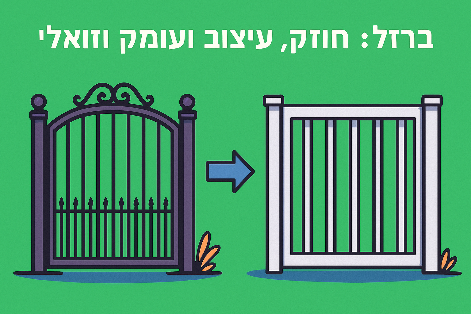 ברזל: חוזק, עיצוב ועומק ויזואלי