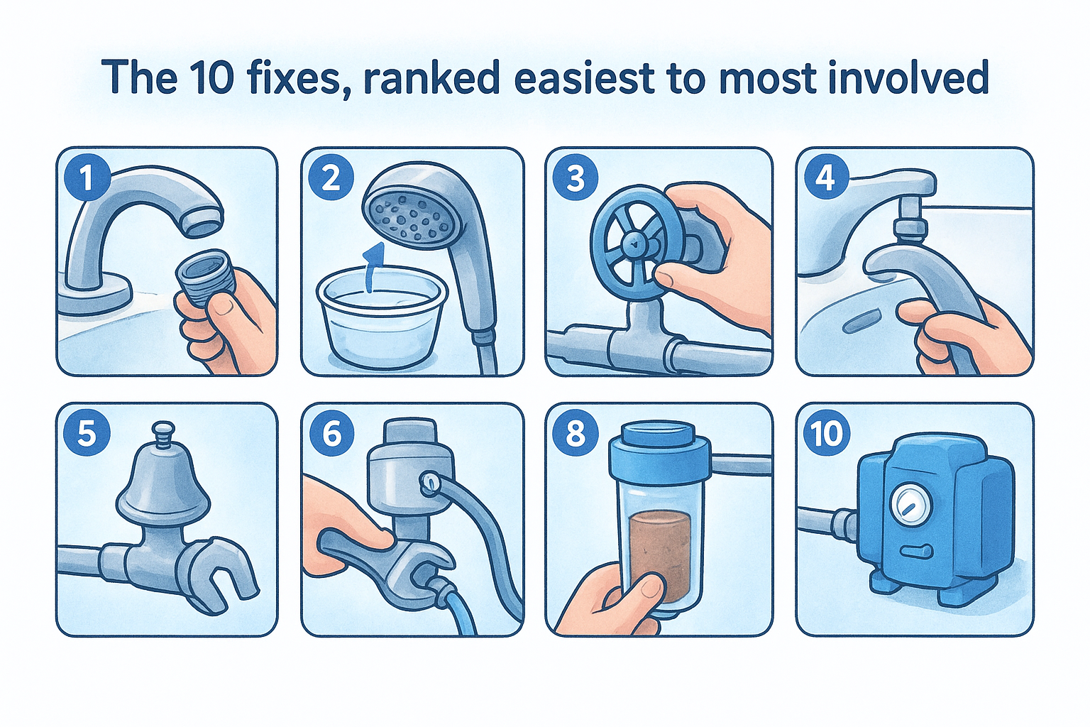 The 10 fixes, ranked easiest to most involved