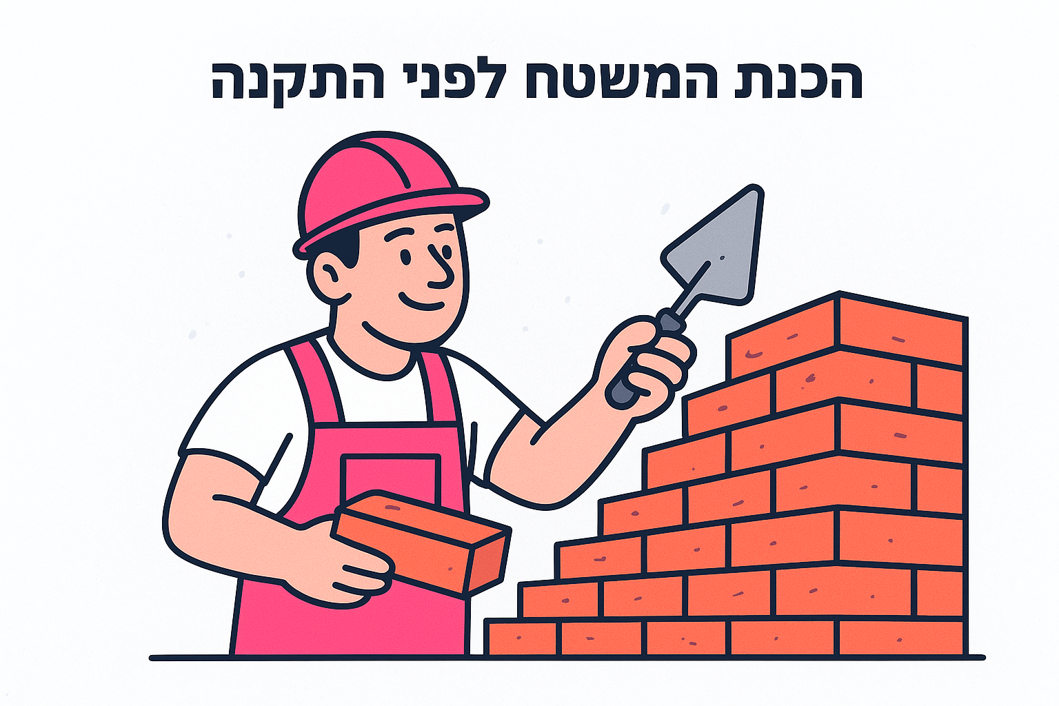 הכנת המשטח לפני ההתקנה