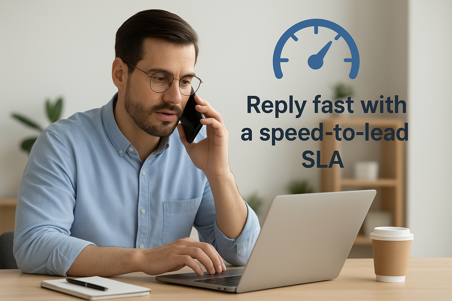2. Reply fast with a speed-to-lead SLA