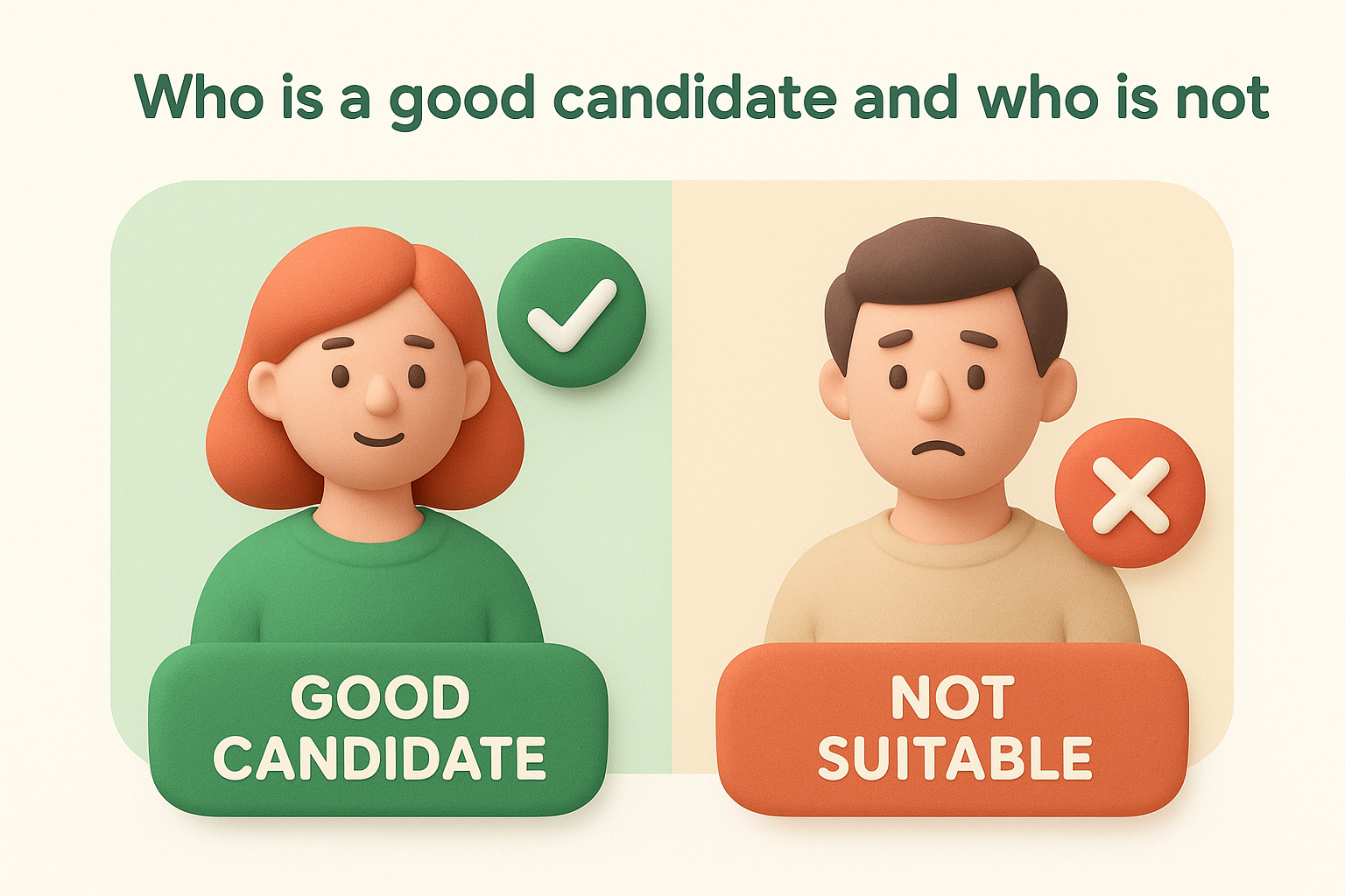 Who is a good candidate and who is not