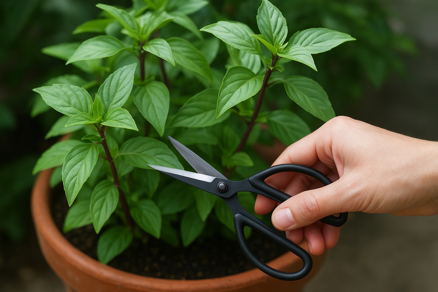 How to harvest for faster regrowth