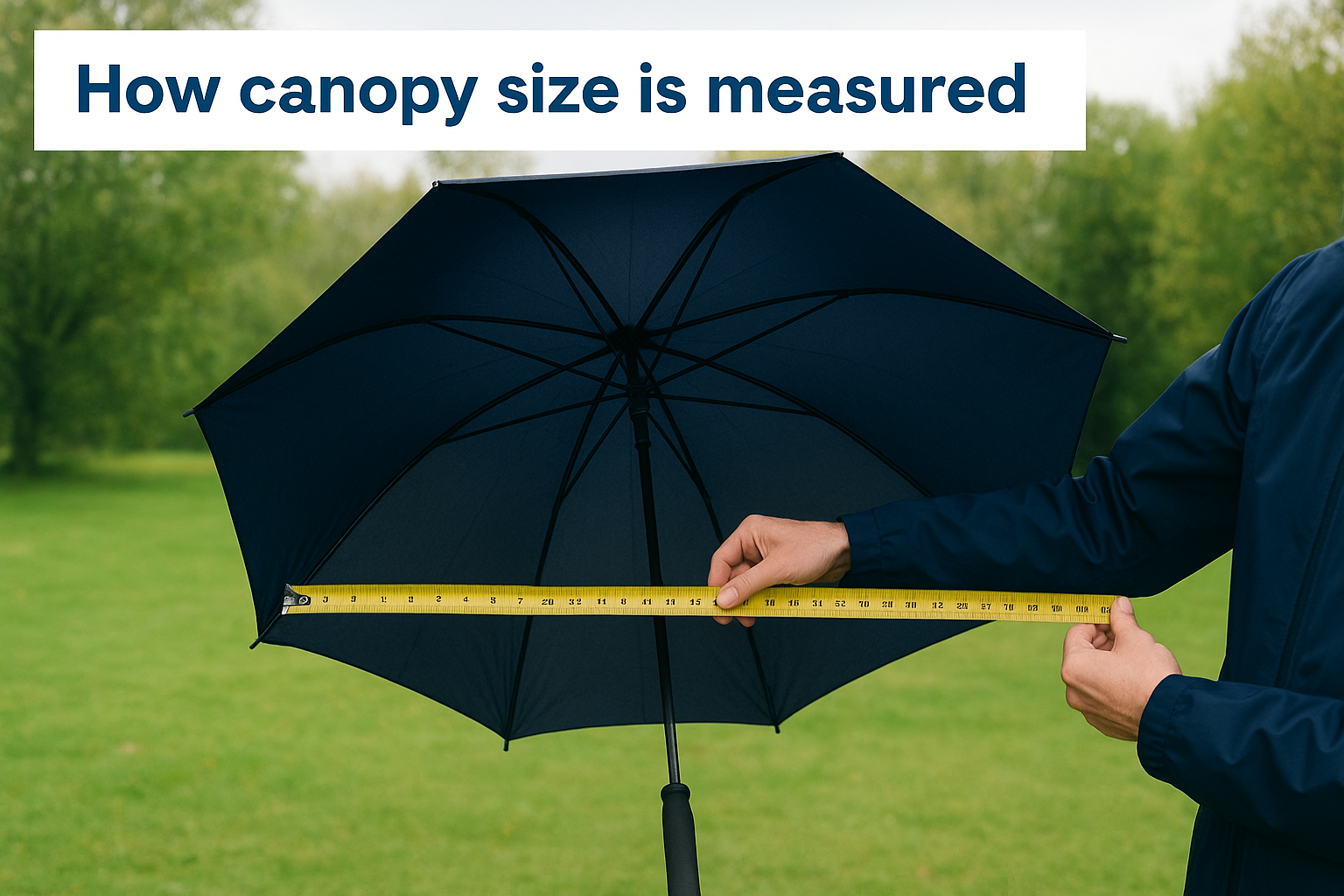 How canopy size is measured