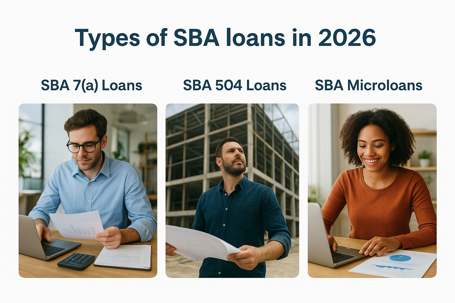 Types of SBA loans in 2026
