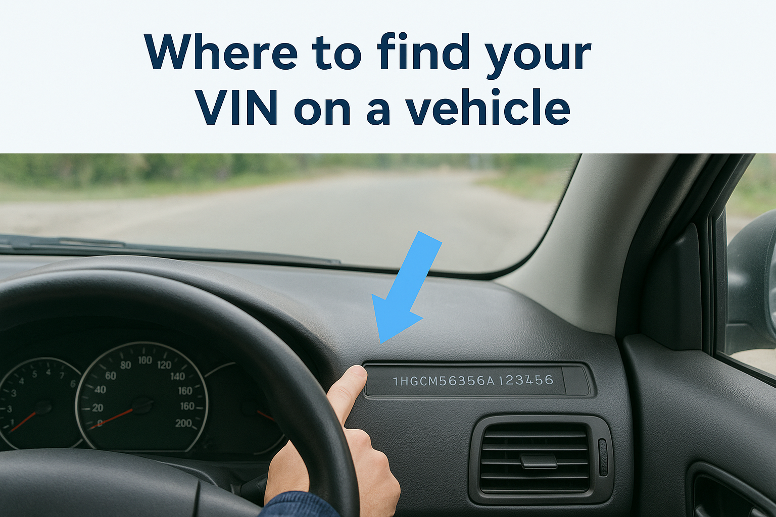 Where to find your VIN on a vehicle