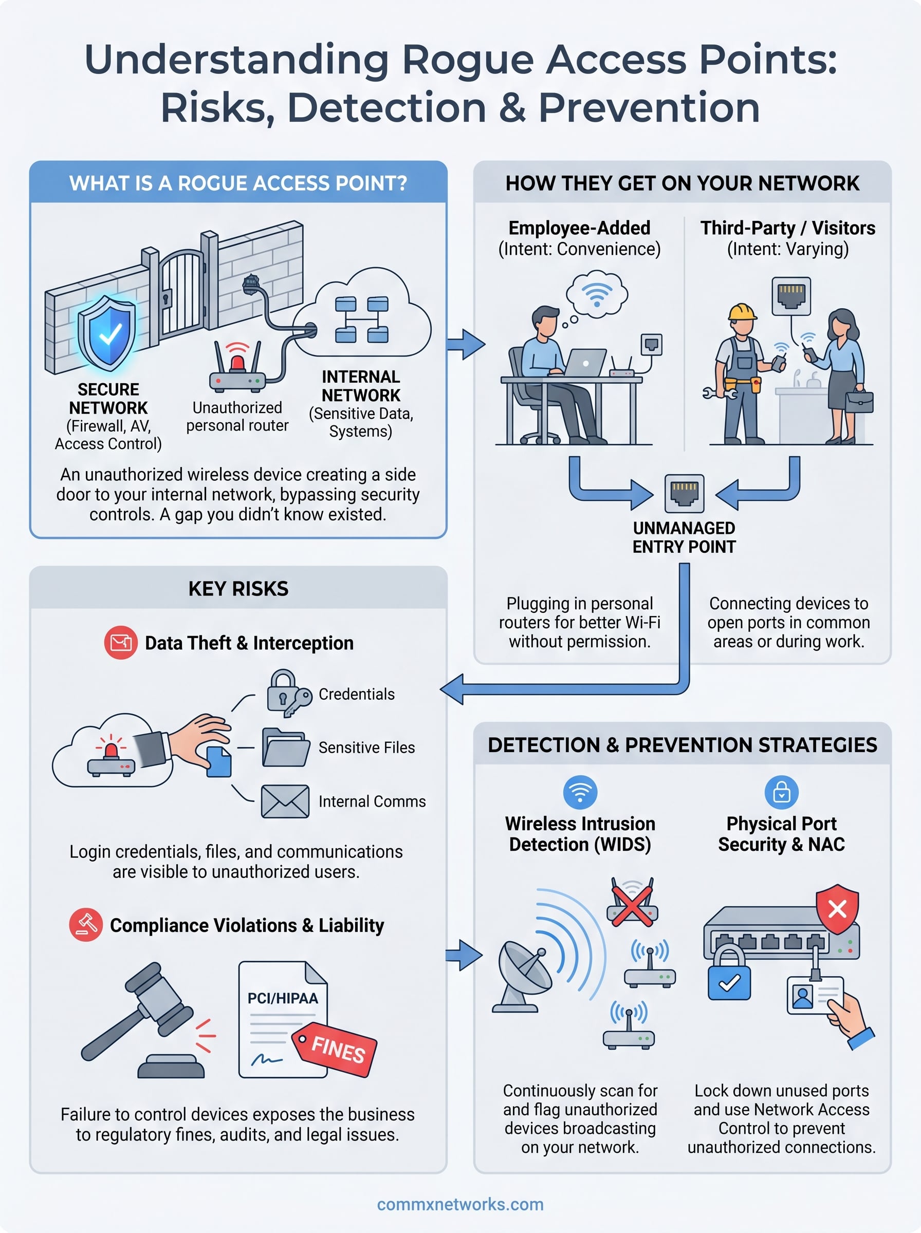 What Is A Rogue Access Point? Risks, Detection & Prevention - Commx ...