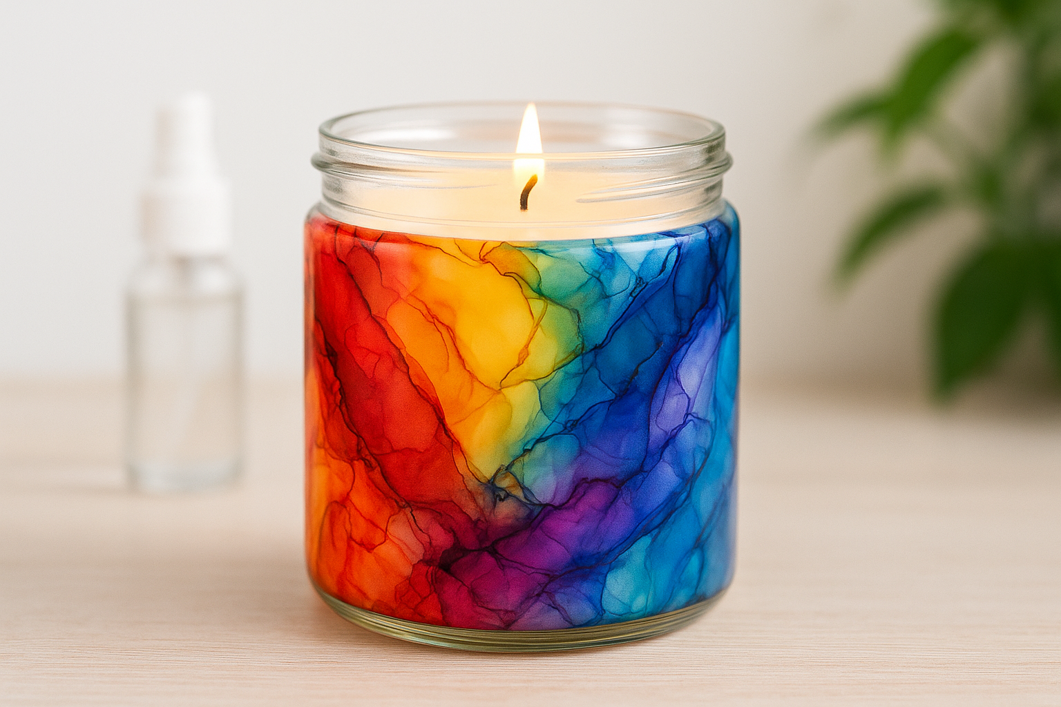 9. Swirl Color with Alcohol Ink