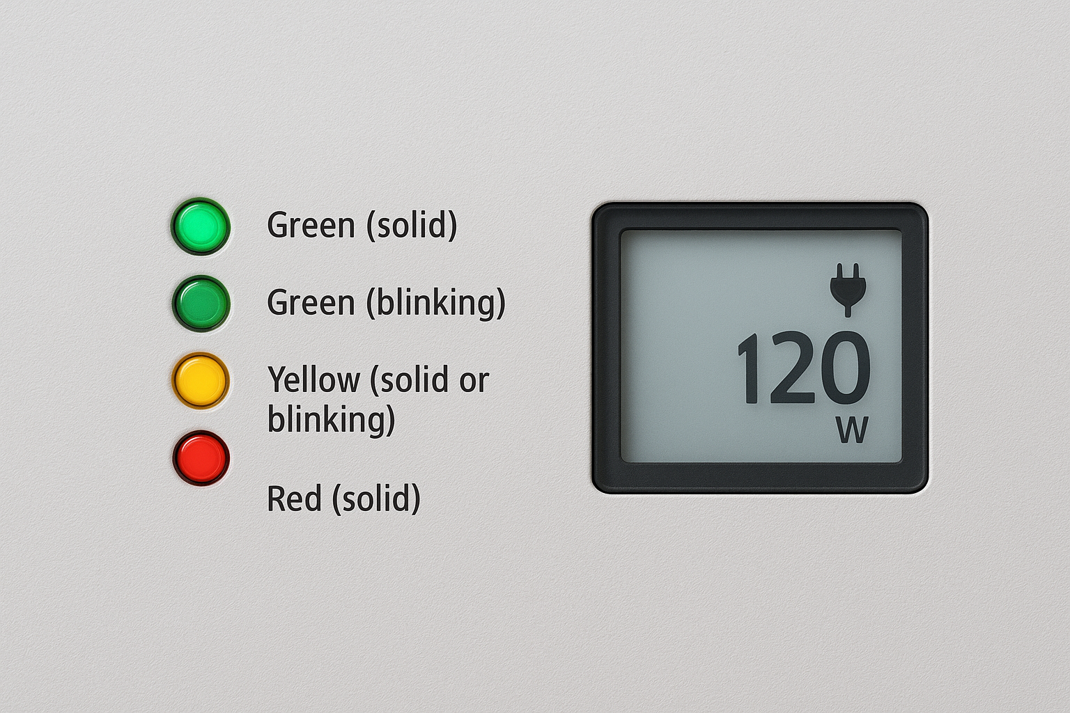 Understanding the LED indicators