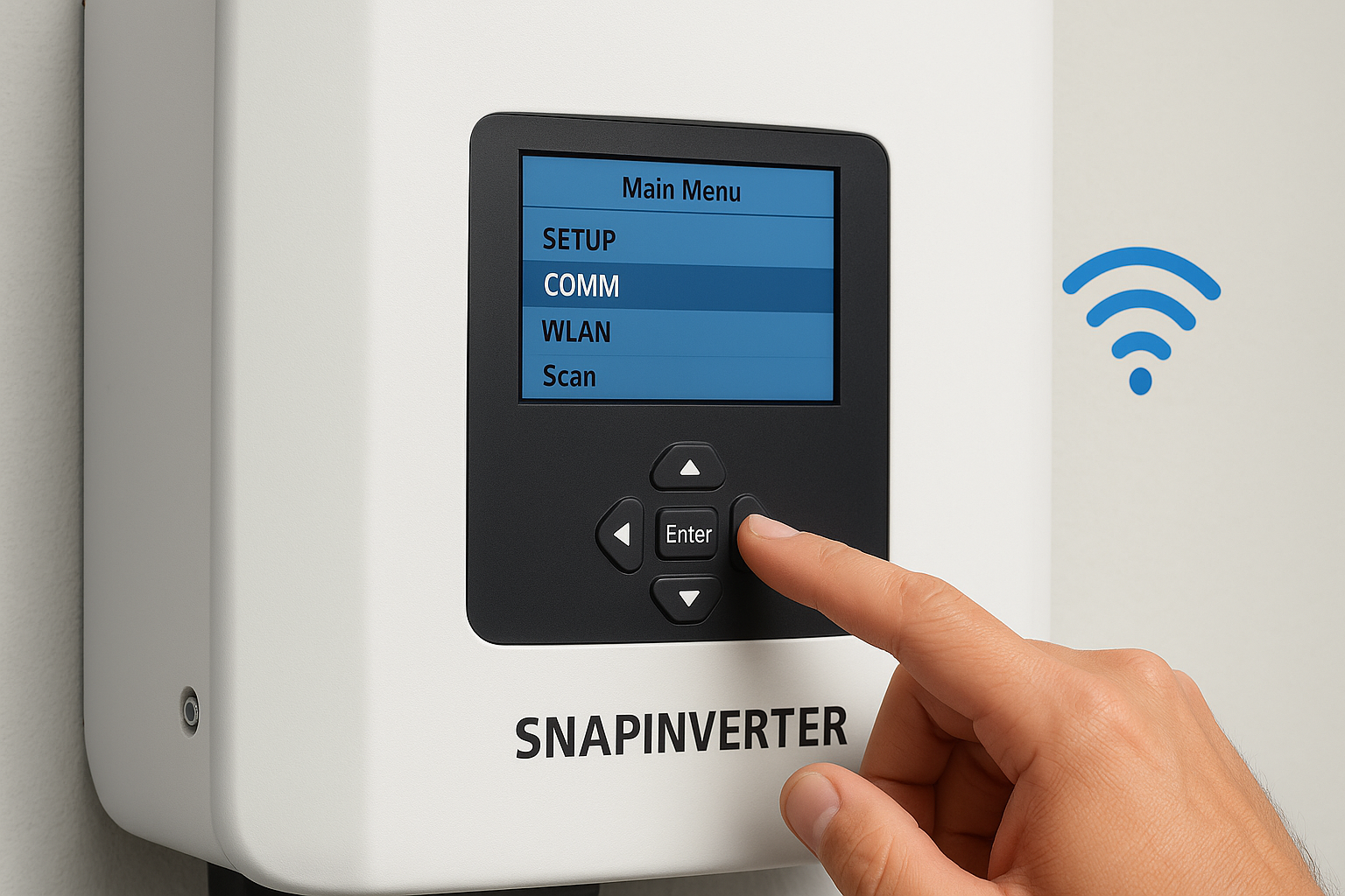 Connect to Your Wi-Fi Network on the SnapINverter