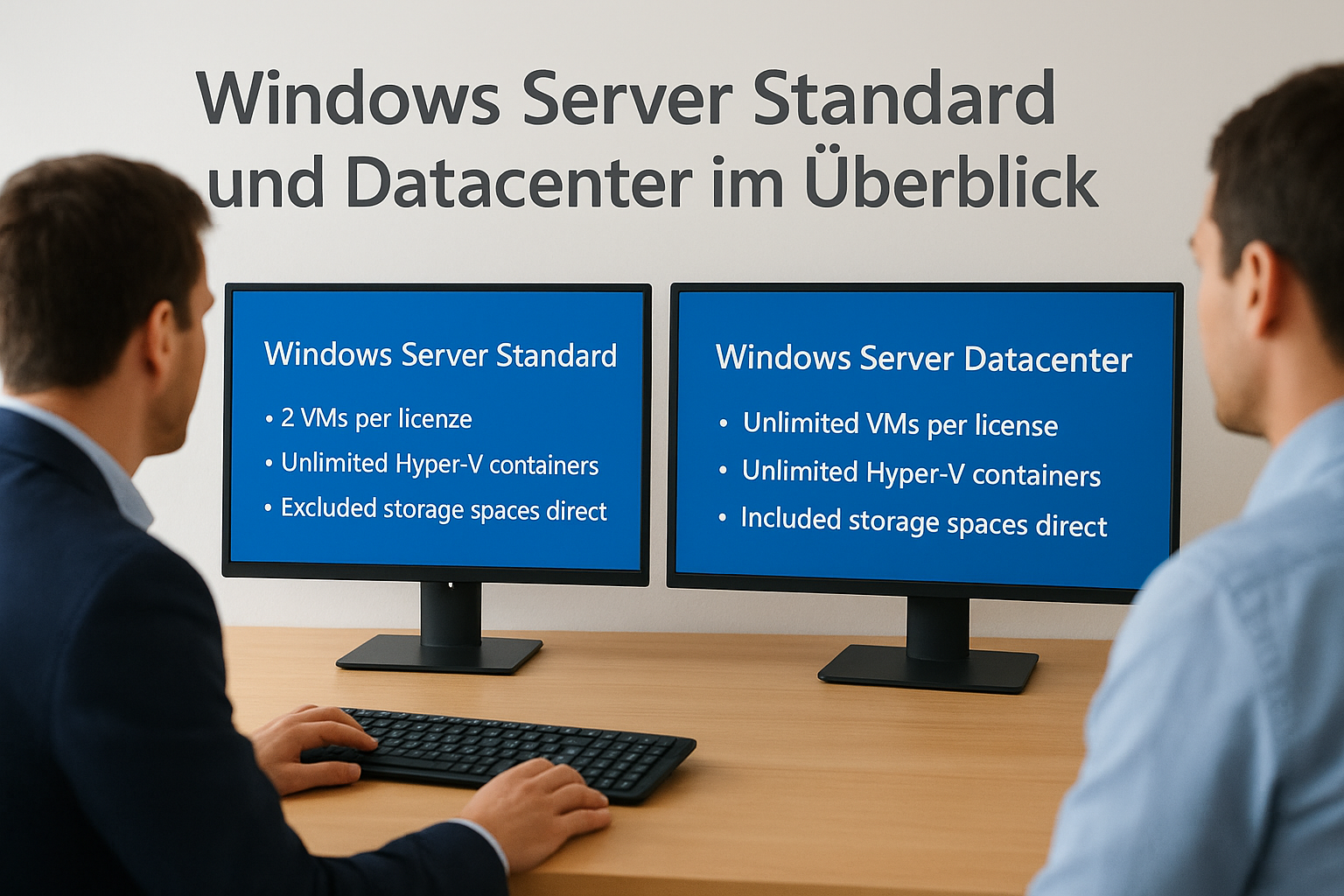 Windows Server Standard und Datacenter im Überblick