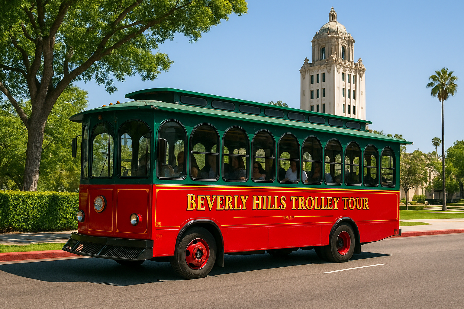 2. Beverly Hills trolley tour