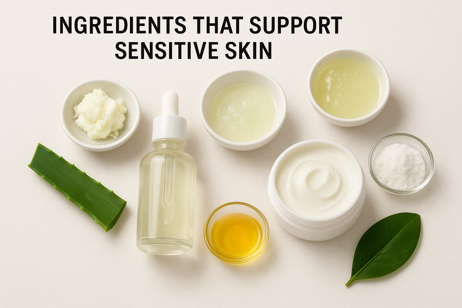 Ingredients that support sensitive skin