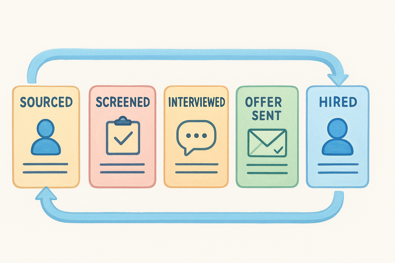 How to set up a simple, visible hiring pipeline