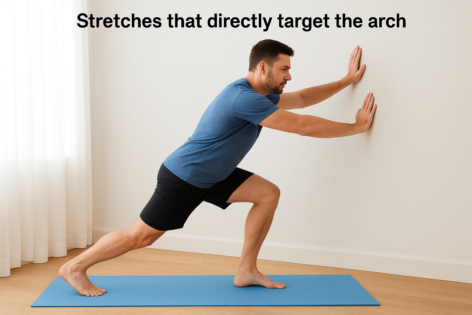 Stretches that directly target the arch