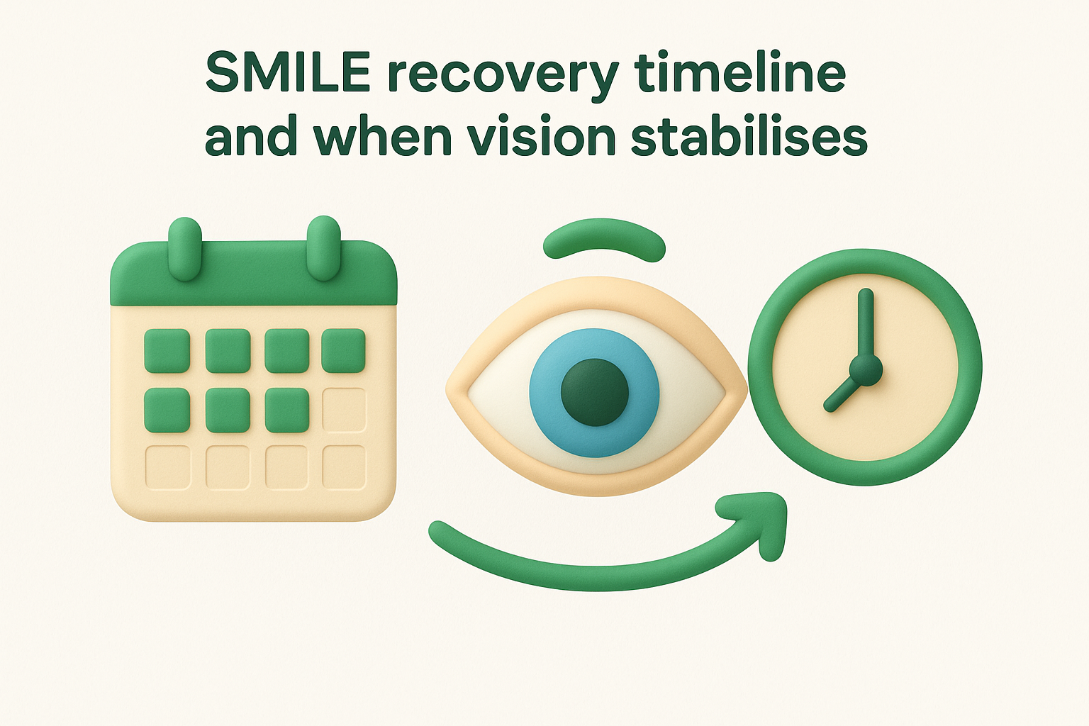 SMILE recovery timeline and when vision stabilises