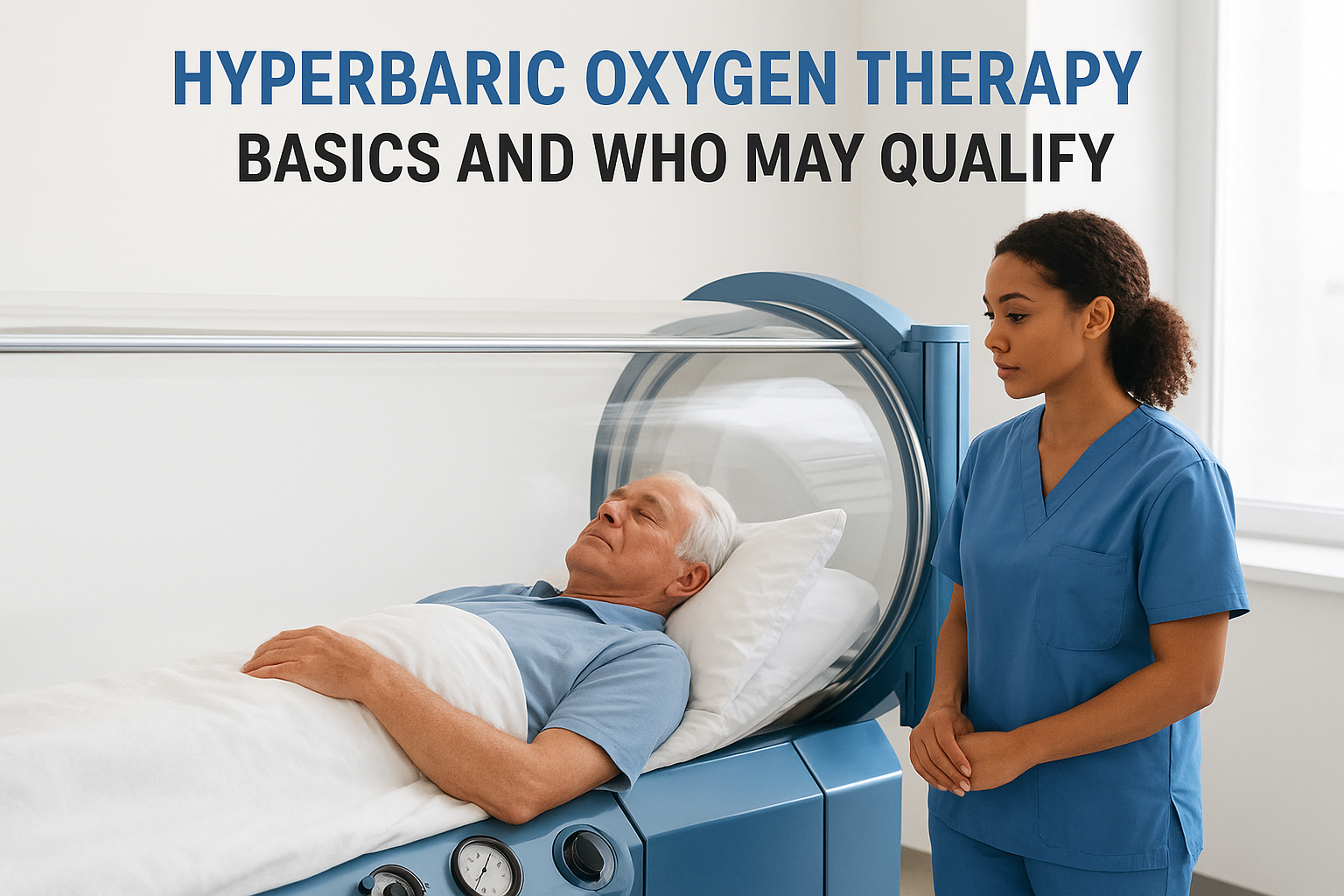 Hyperbaric oxygen therapy basics and who may qualify