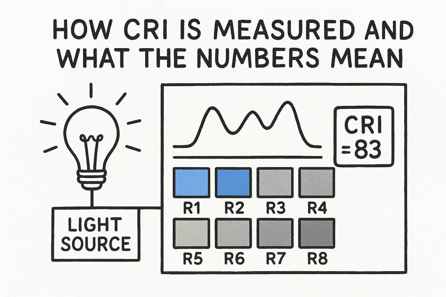 What Is CRI In LED Lighting? Good Ratings And R9 Explained ⚡ AZ DC Electric