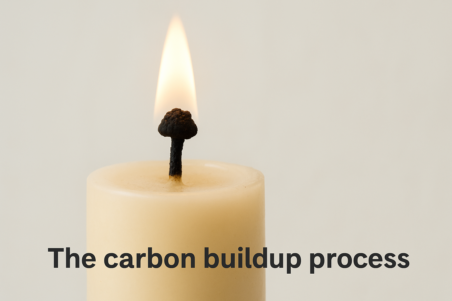 The carbon buildup process