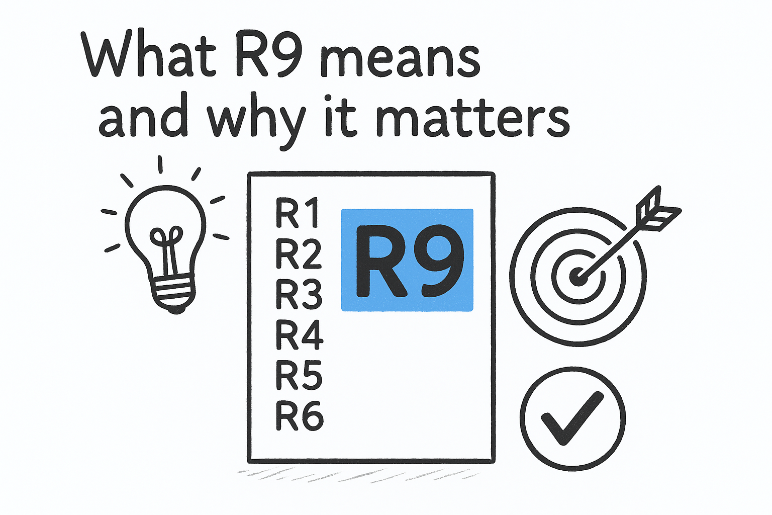 What R9 means and why it matters