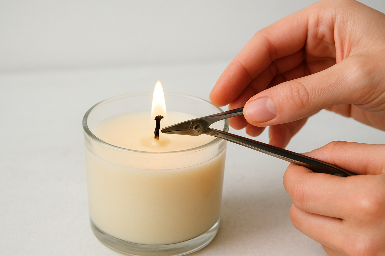 How to trim the wick correctly