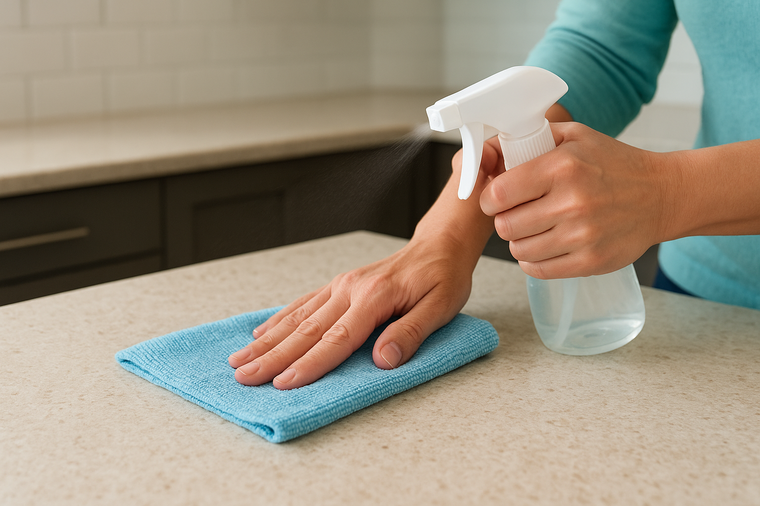 Step 3. Clean by material without damaging the surface