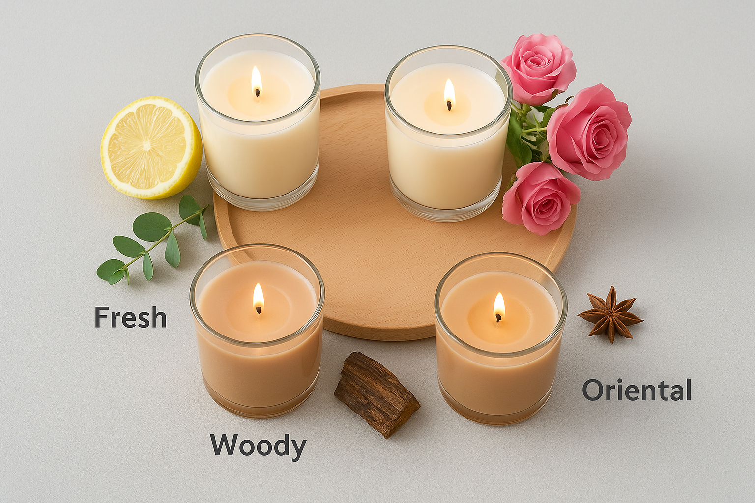 The four core scent families