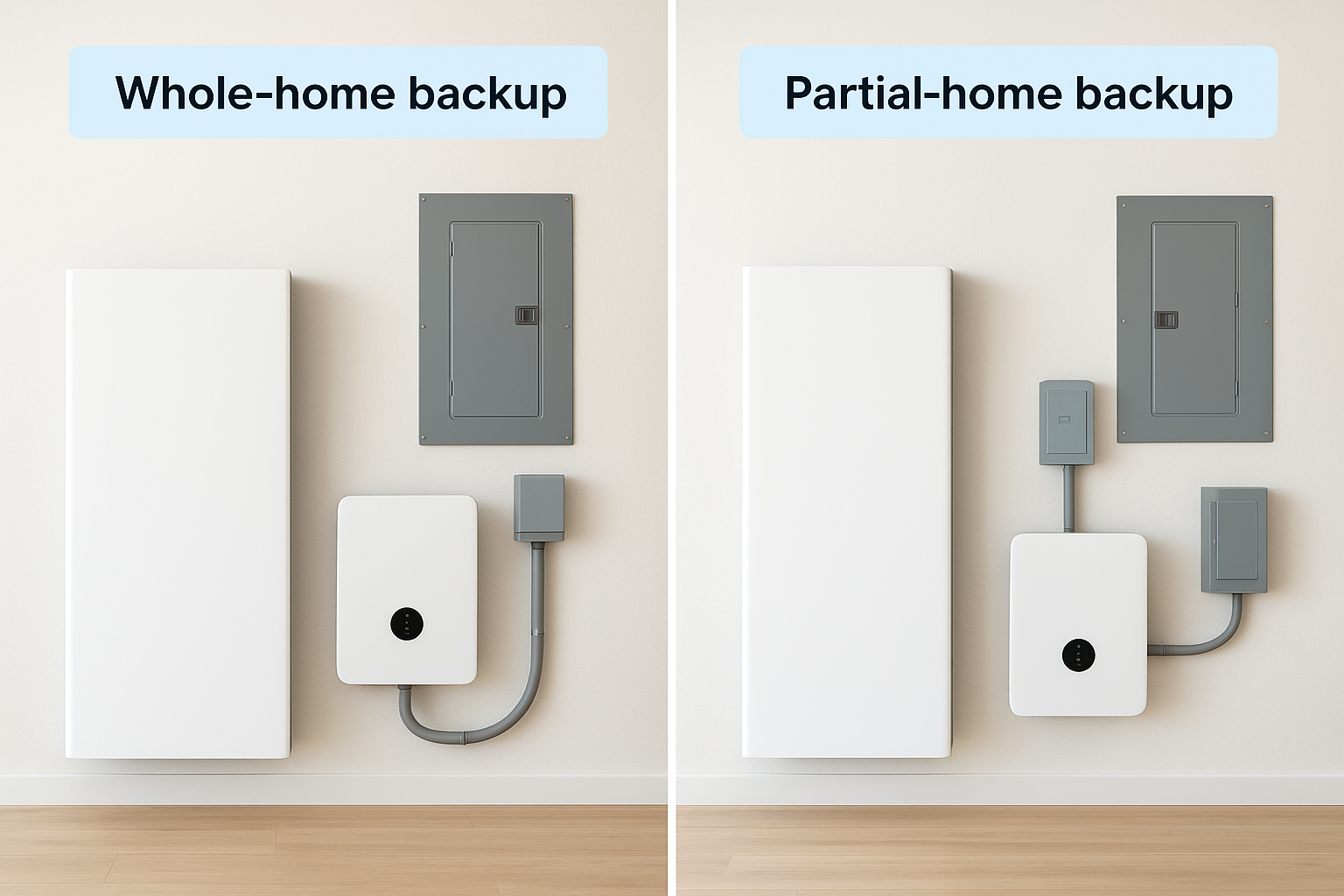 Layout options shown in the PDF, whole vs partial backup