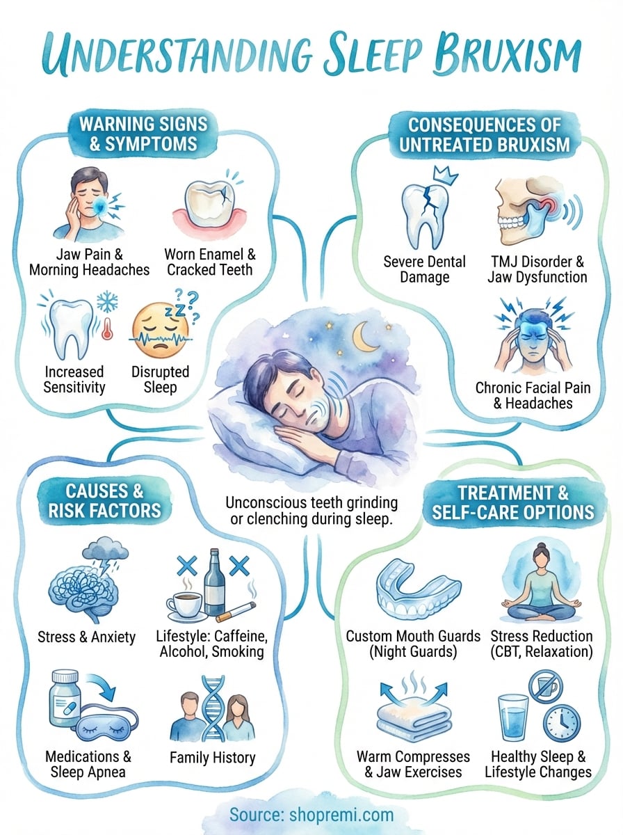 what is sleep bruxism infographic