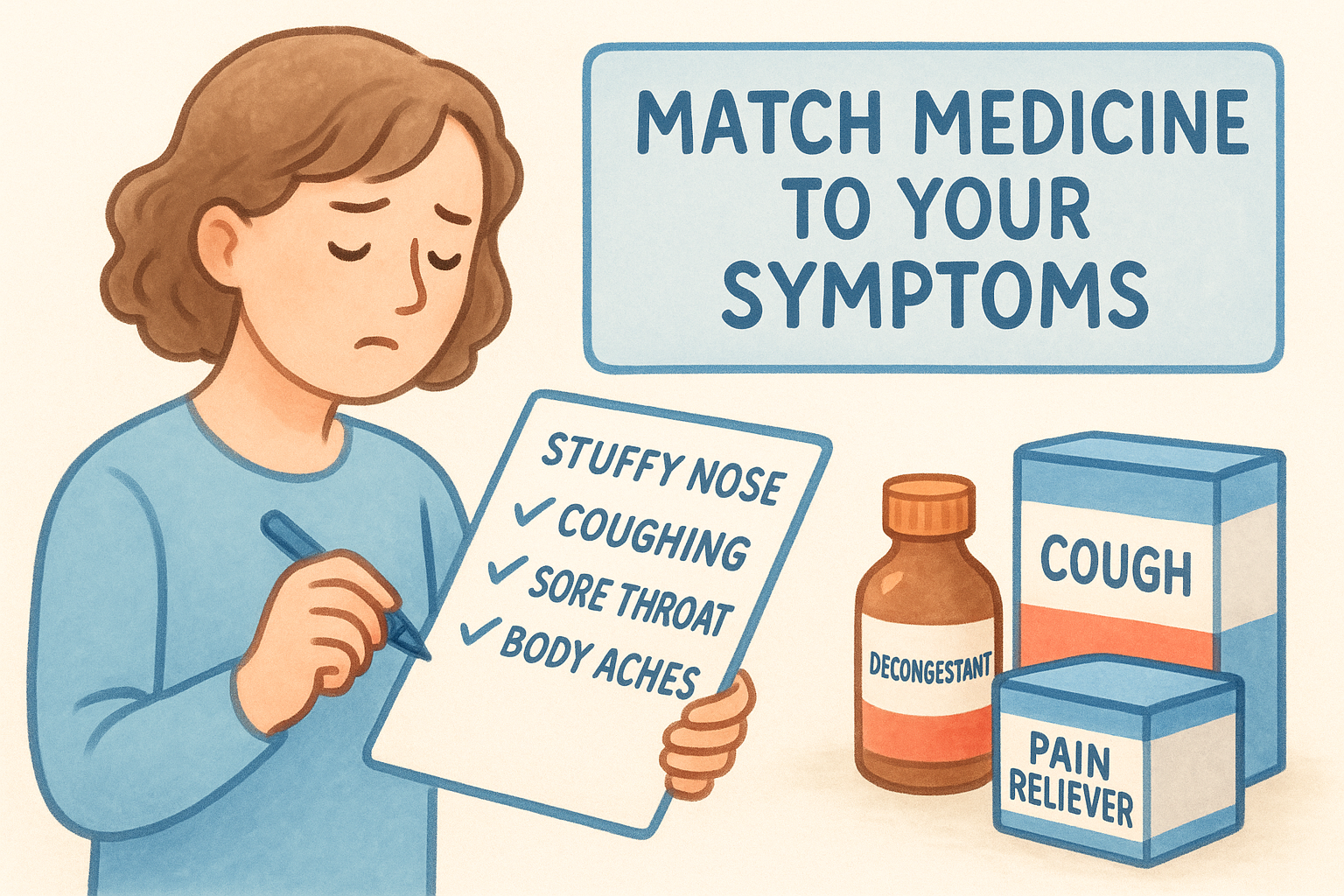 Identify your primary symptoms
