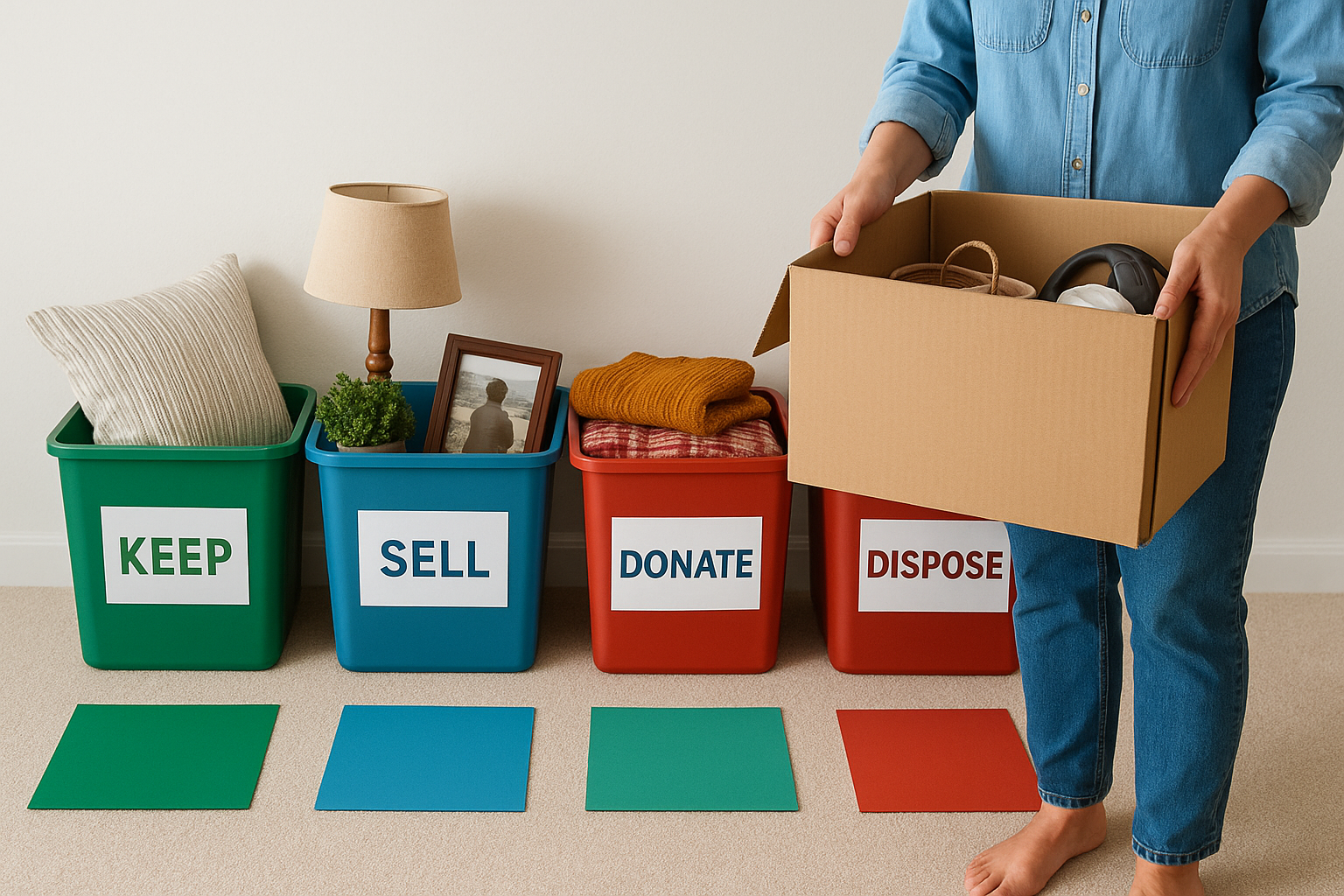 Use a four-category system for every item