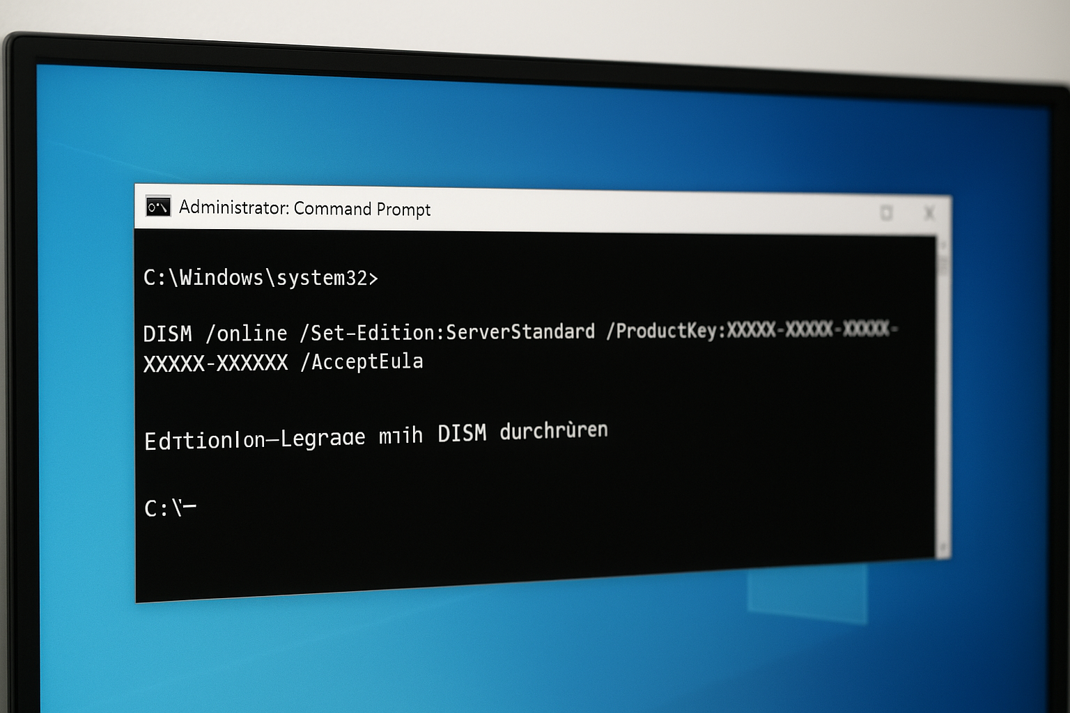 Edition-Upgrade mit DISM durchführen