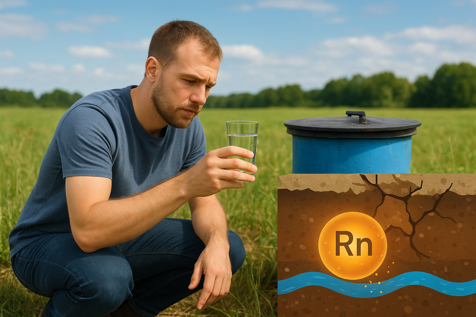 Hur radon bildas och tar sig in i grundvattnet