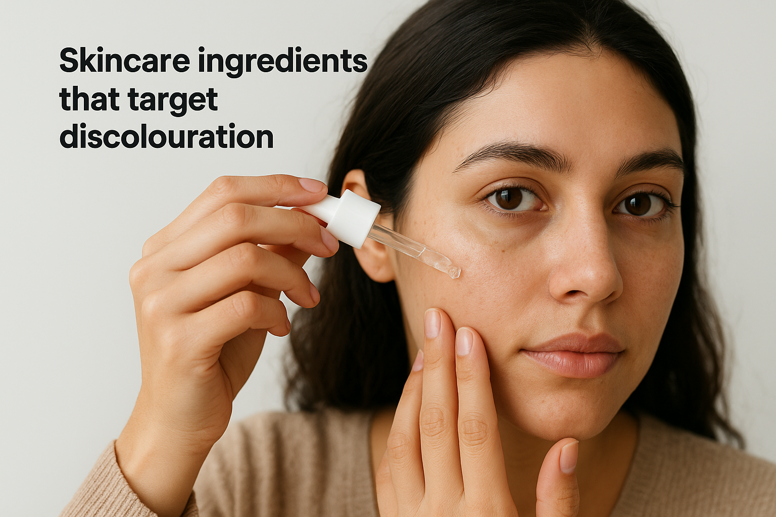 Skincare ingredients that target discolouration