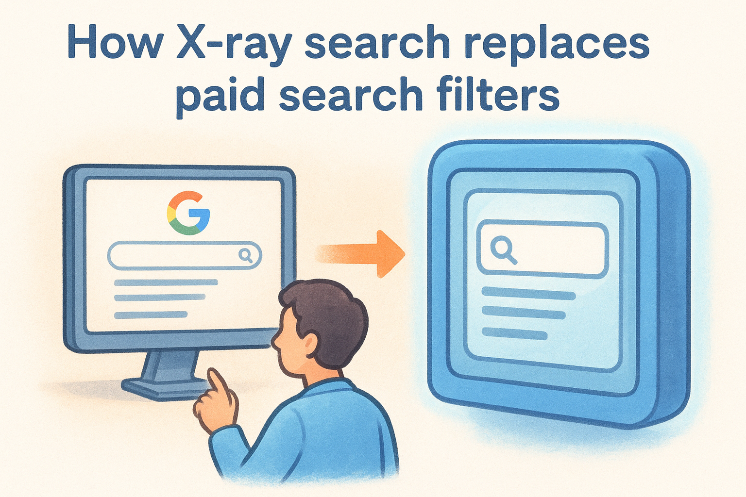 How X-ray search replaces paid search filters