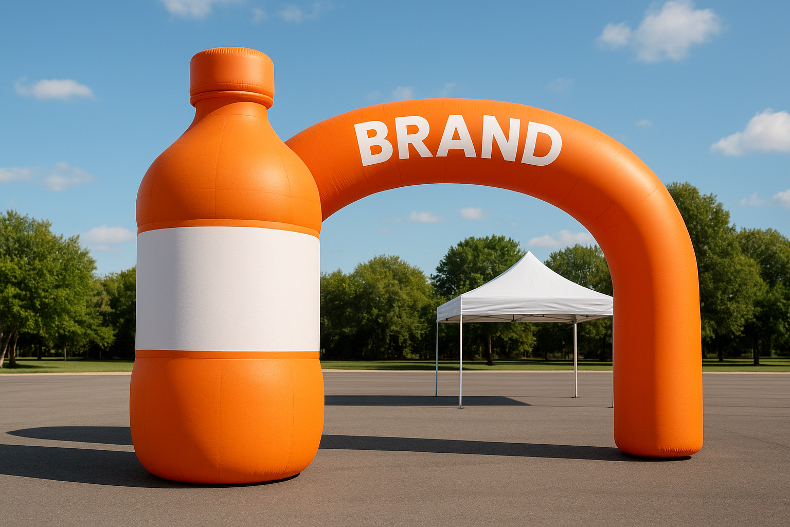 Branded inflatables and event structures