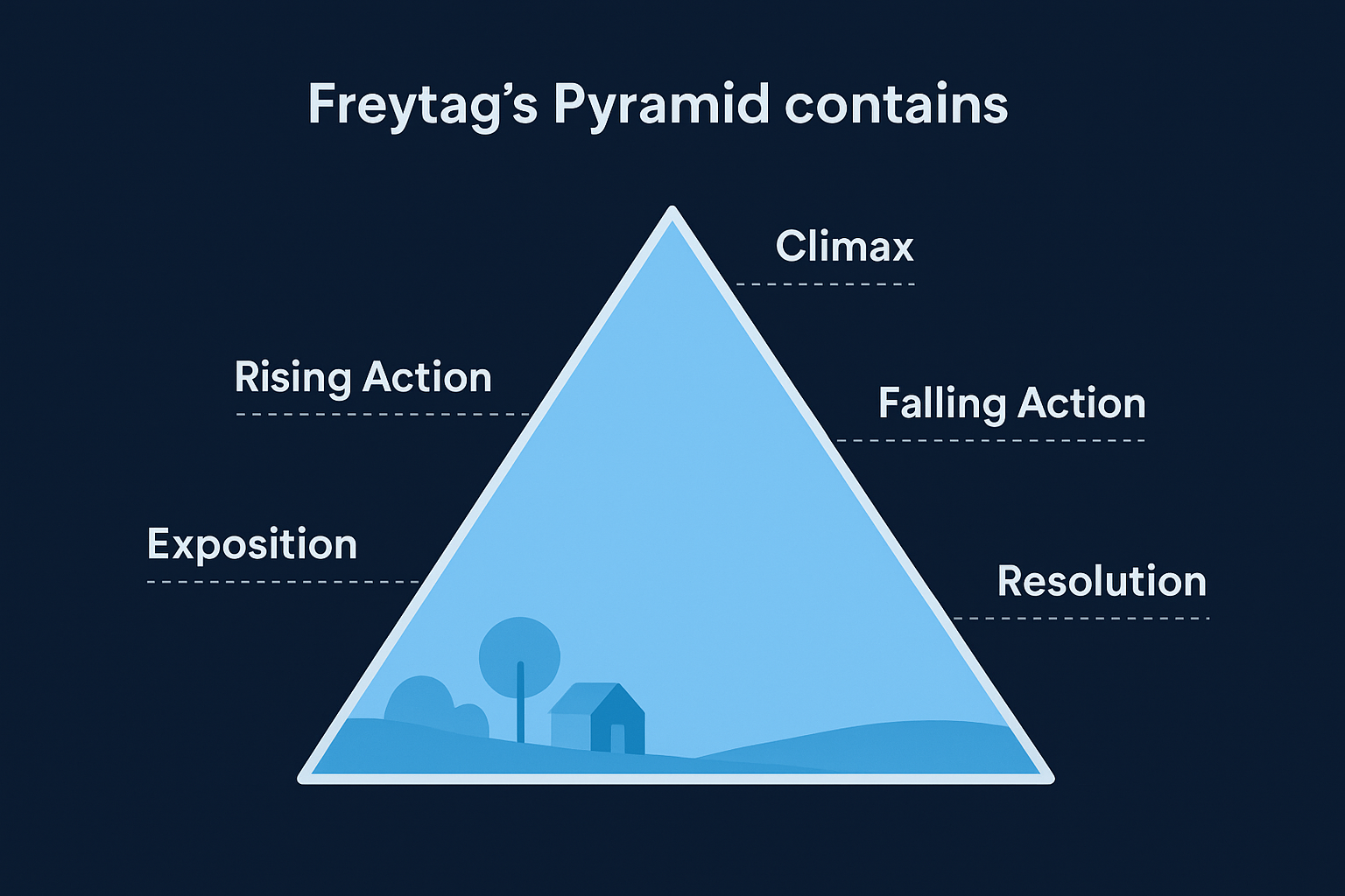 What Freytag's Pyramid contains