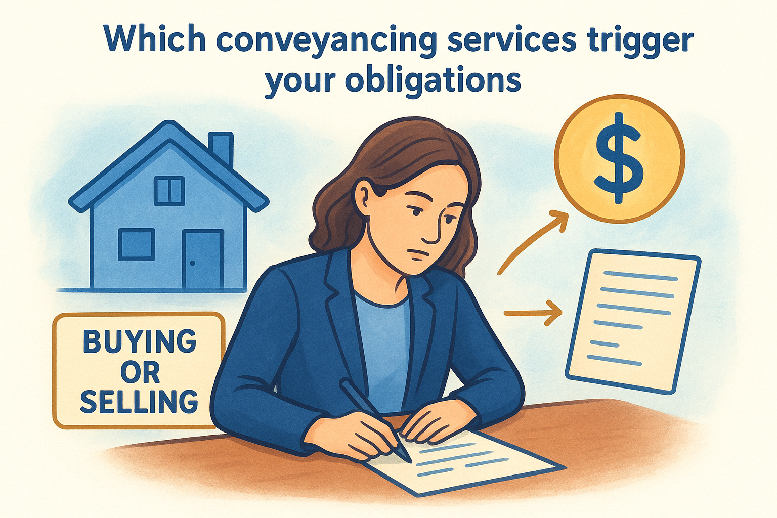 Which conveyancing services trigger your obligations