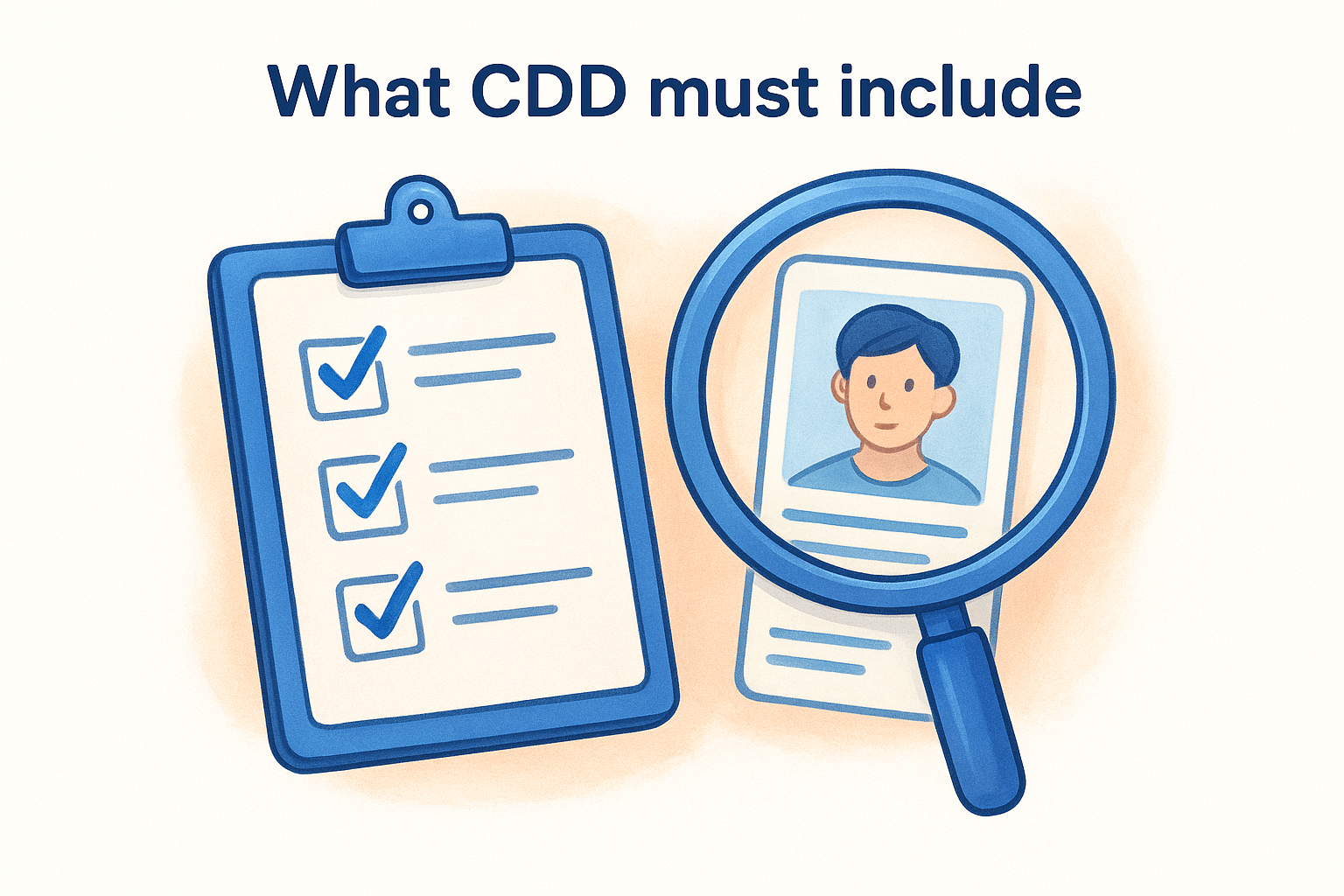 What CDD must include