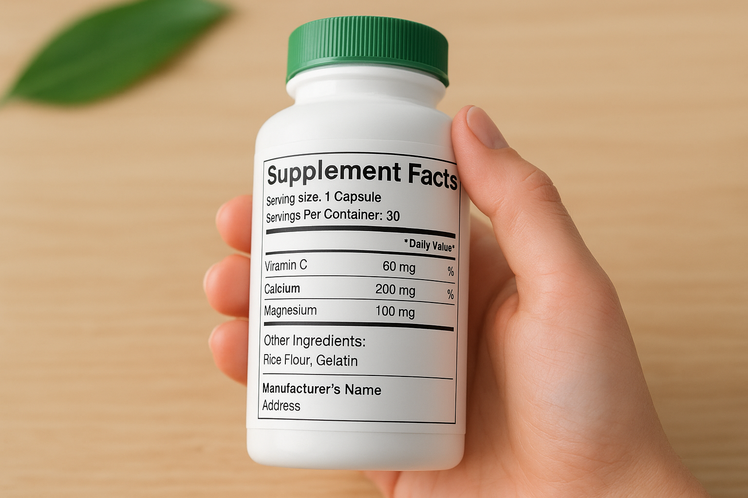 What the label is required to show