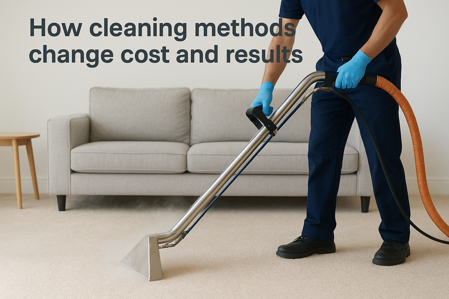 How cleaning methods change cost and results
