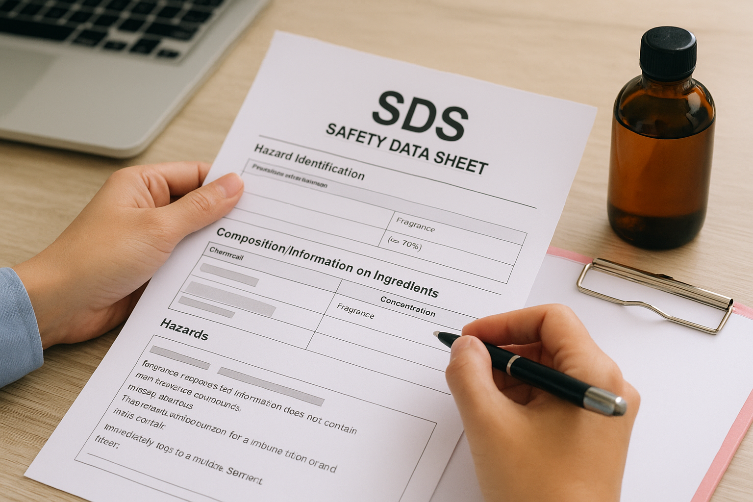 Reading the SDS correctly