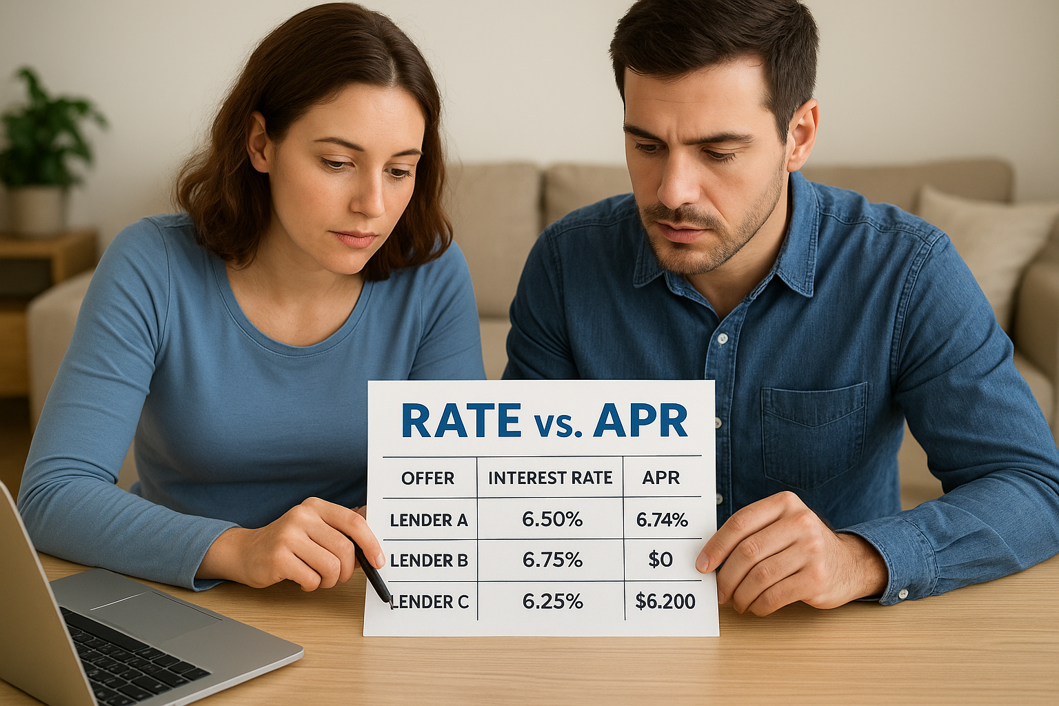 Rate vs. APR: know the difference